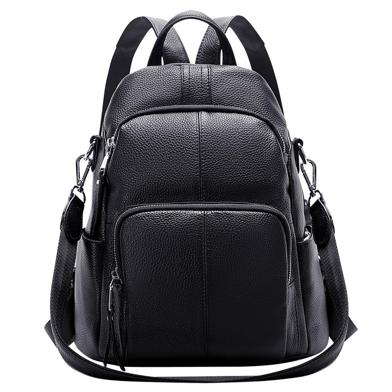 ALTOSY Soft Leather Backpack Purse For Women -theft Backpacks Versatile Shoulder BagÃ¯Â¼Ë†S81 BlackÃ¯Â¼â€° - Image 1
